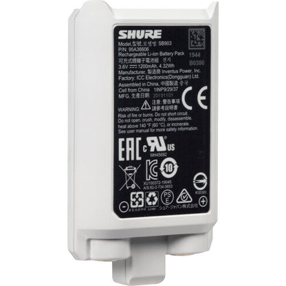 Shure SB903 Lithium-Ion Battery for SLX-D