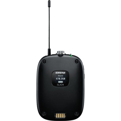 Shure SLXD14D-H55 Dual Wireless System with Two SLXD1 Bodypack Transmitters (H55: 515 to 558 MHz)