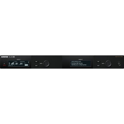 Shure SLXD14D-H55 Dual Wireless System with Two SLXD1 Bodypack Transmitters (H55: 515 to 558 MHz)