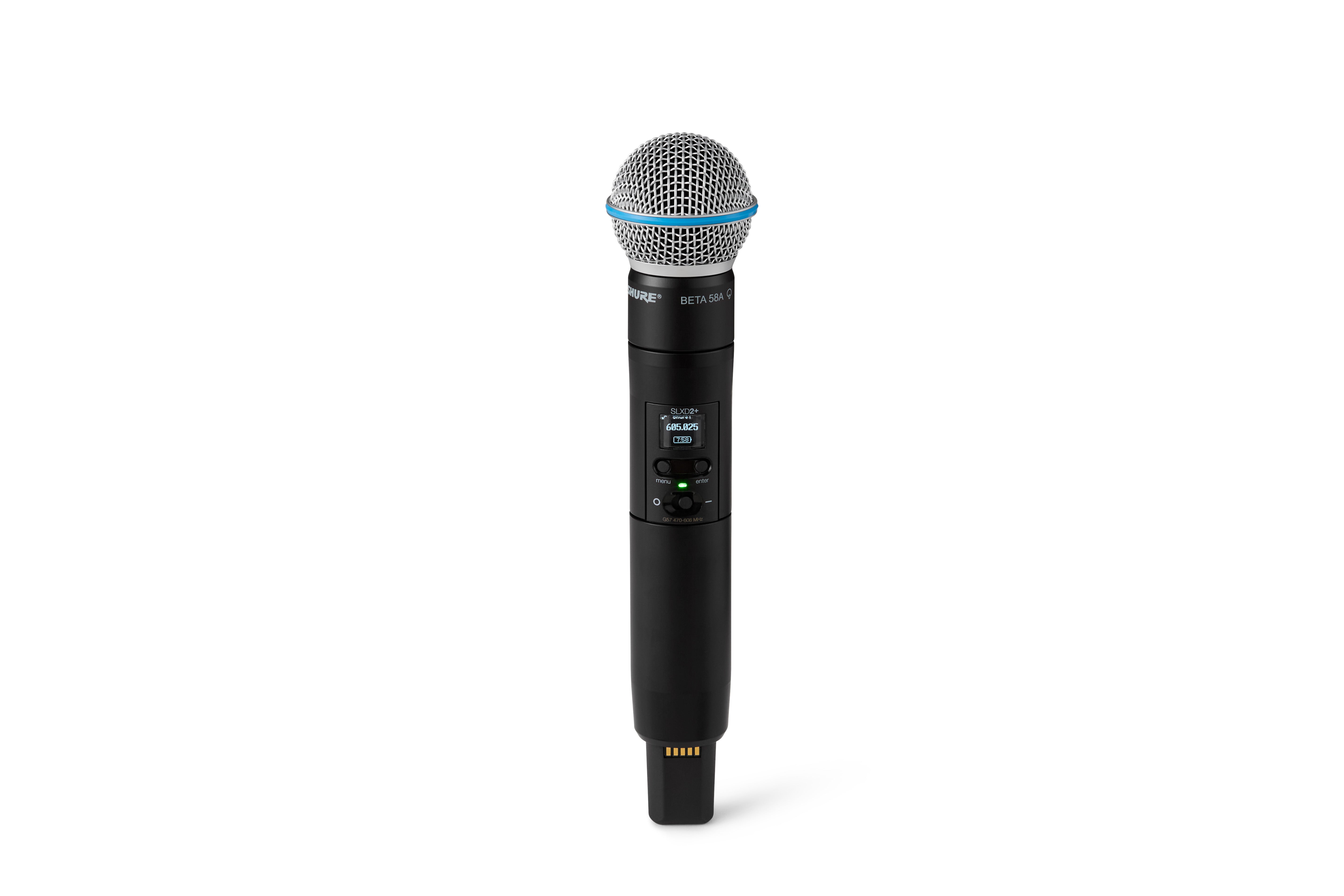 Shure SLXD2+/B58-G57 Digital Handheld Transmitter with Beta58A Microphone Cartridge