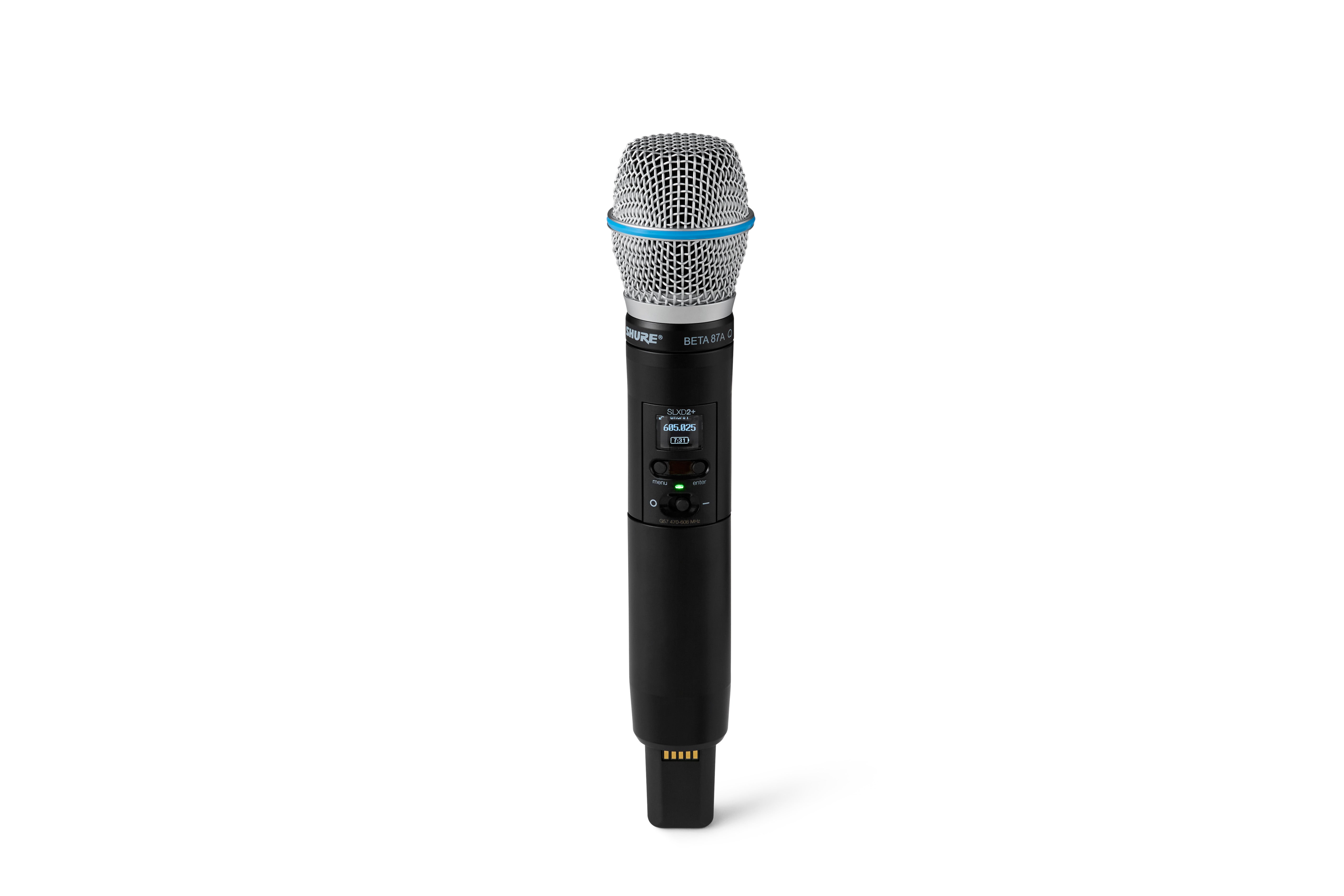 Shure SLXD2+/B87A-G57 Digital Handheld Transmitter with Beta87A Microphone Cartridge