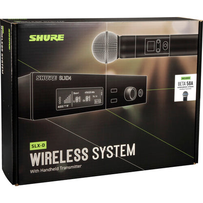 Shure SLXD24/B58-H55 Wireless System with Beta 58A Handheld Transmitter