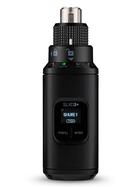 Shure SLXD3+-G57 Plug-On Digital Wireless Transmitter (G57: 470 - 608 MHz)