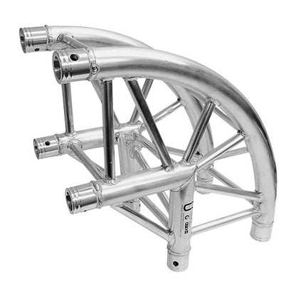 Global Truss Sq-4121-Cr-L90 - 1.64Ft (0.5M) 2-Way 90 Degree Rounded Corner