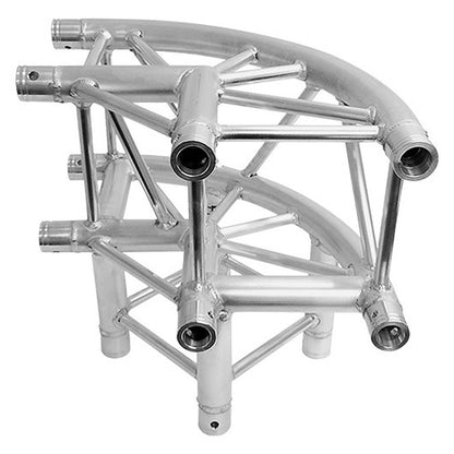 Global Truss Sq-4126-Cr-L90 - 1.64Ft (0.5M) 3-Way 90 Degree Rounded Corner