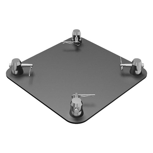 Global Truss Sq-4137 Blk - 12 X 12 Aluminum Base Plate Matte Black Powder Coat