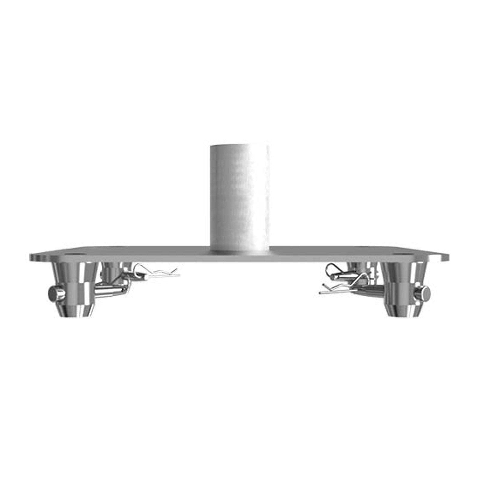 Global Truss Sq-4137 Sap - 12 X 12 Aluminum Base Plate With Speaker Mount/Pole