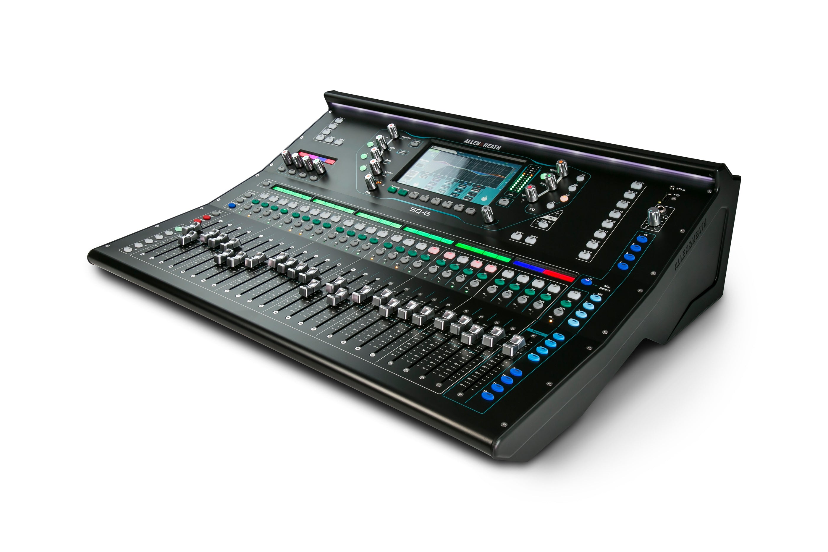 Allen & Heath SQ-6 48-Channel / 36-Bus Digital Mixer with 24+1 Motorized Faders