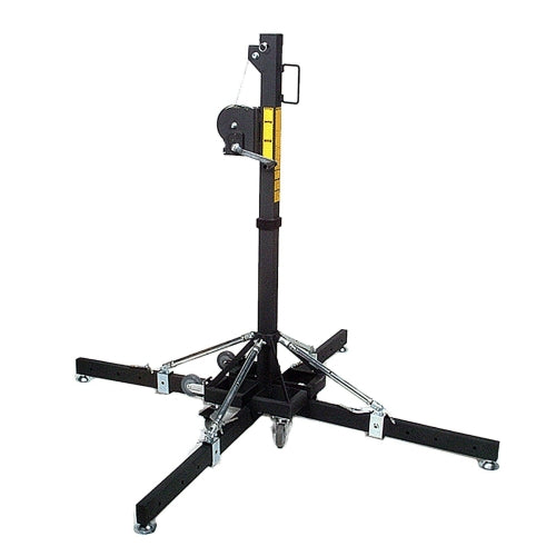 Global Truss St-157 - 15.7Ft Medium Duty Crank Stand W/Outriggers - Max 330Lbs.