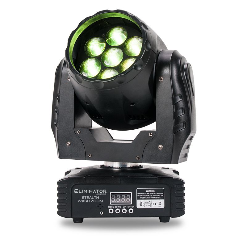 Eliminator Lighting Stealth Wash Zoom LED Moving Head Light