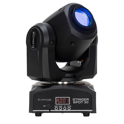 Eliminator Lighting Stinger Spot 30 Mini LED Moving Head Light (Black)