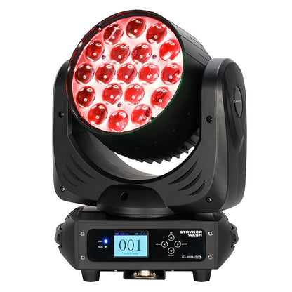 Eliminator Lighting Stryker Wash Quad RGBW LED Moving Head with Motorized Zoom