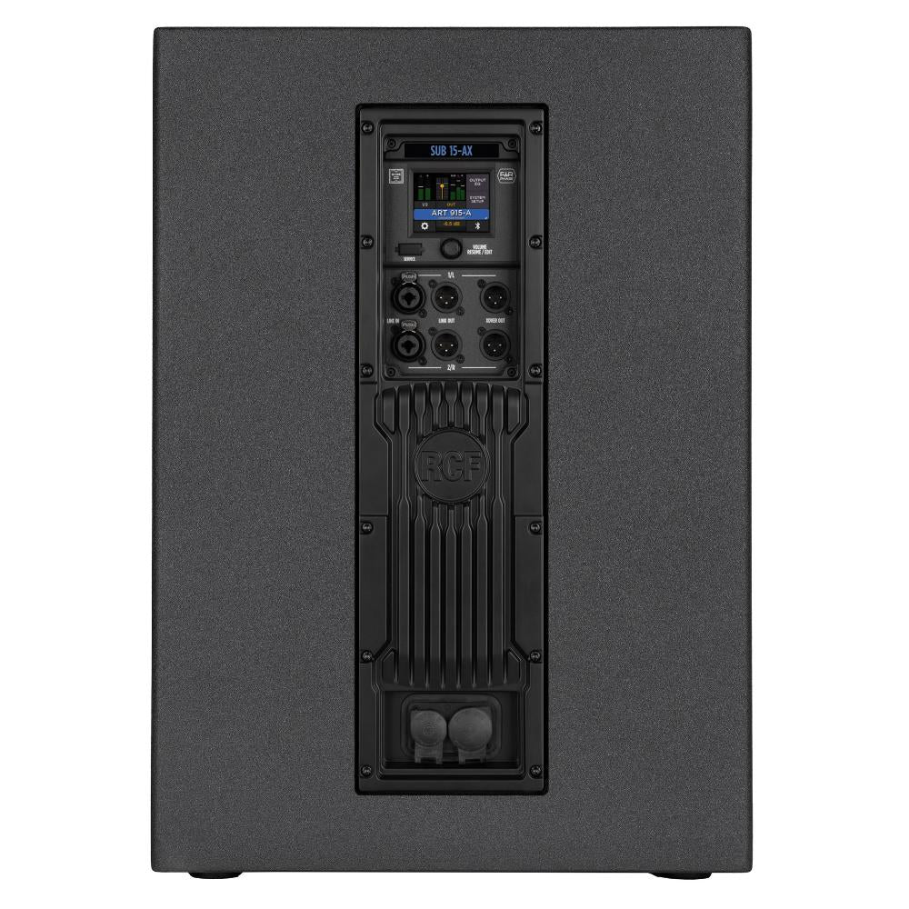 RCF SUB15-AX Professional 2200W Powered 15 Subwoofer - Black