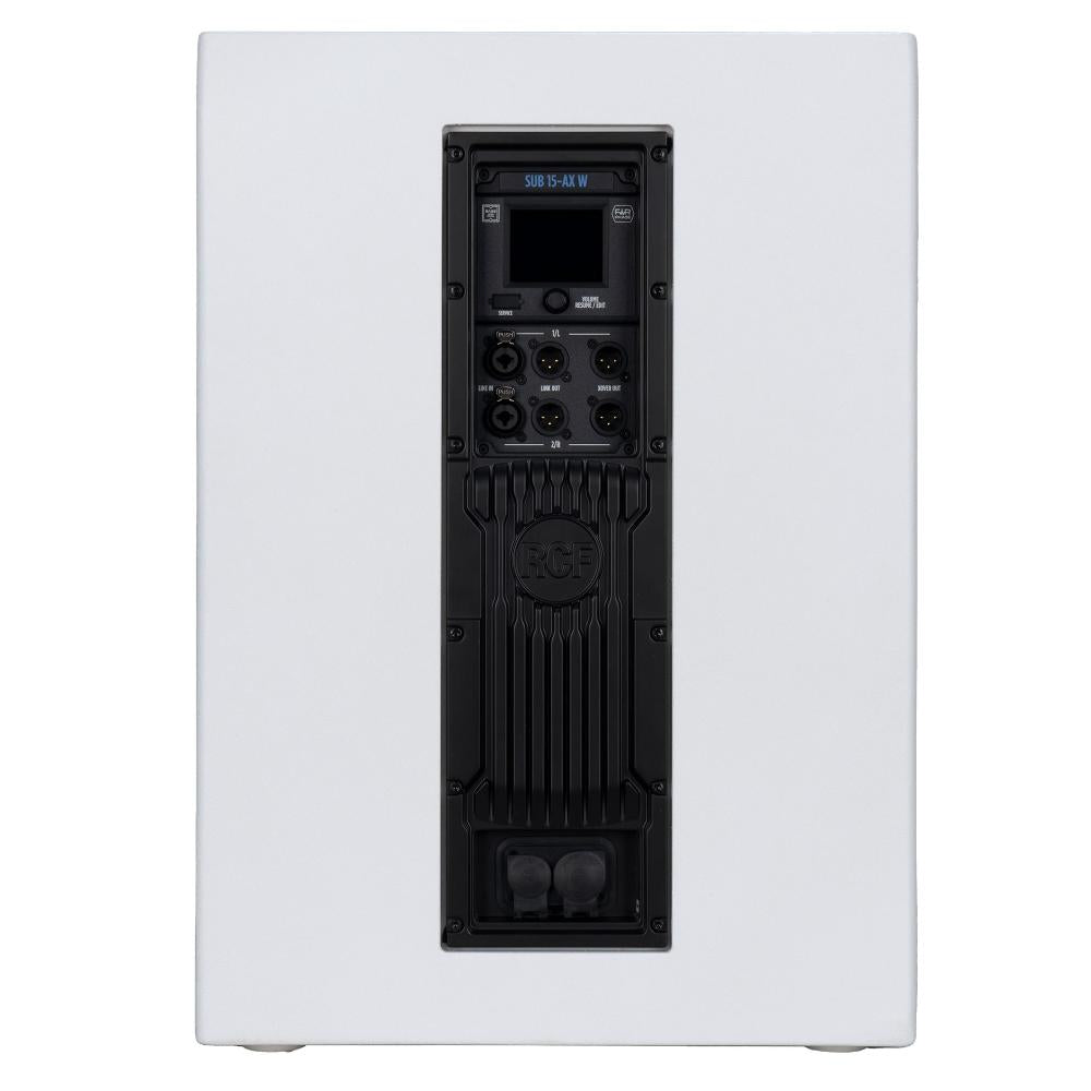 RCF SUB15-AX Professional 2200W Powered 15 Subwoofer - White