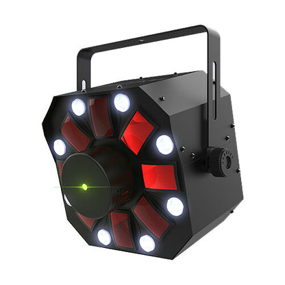 Chauvet DJ Swarm 5 FX ILS 3-in-1 Multi-Effects with Derby, Lasers, and Strobe