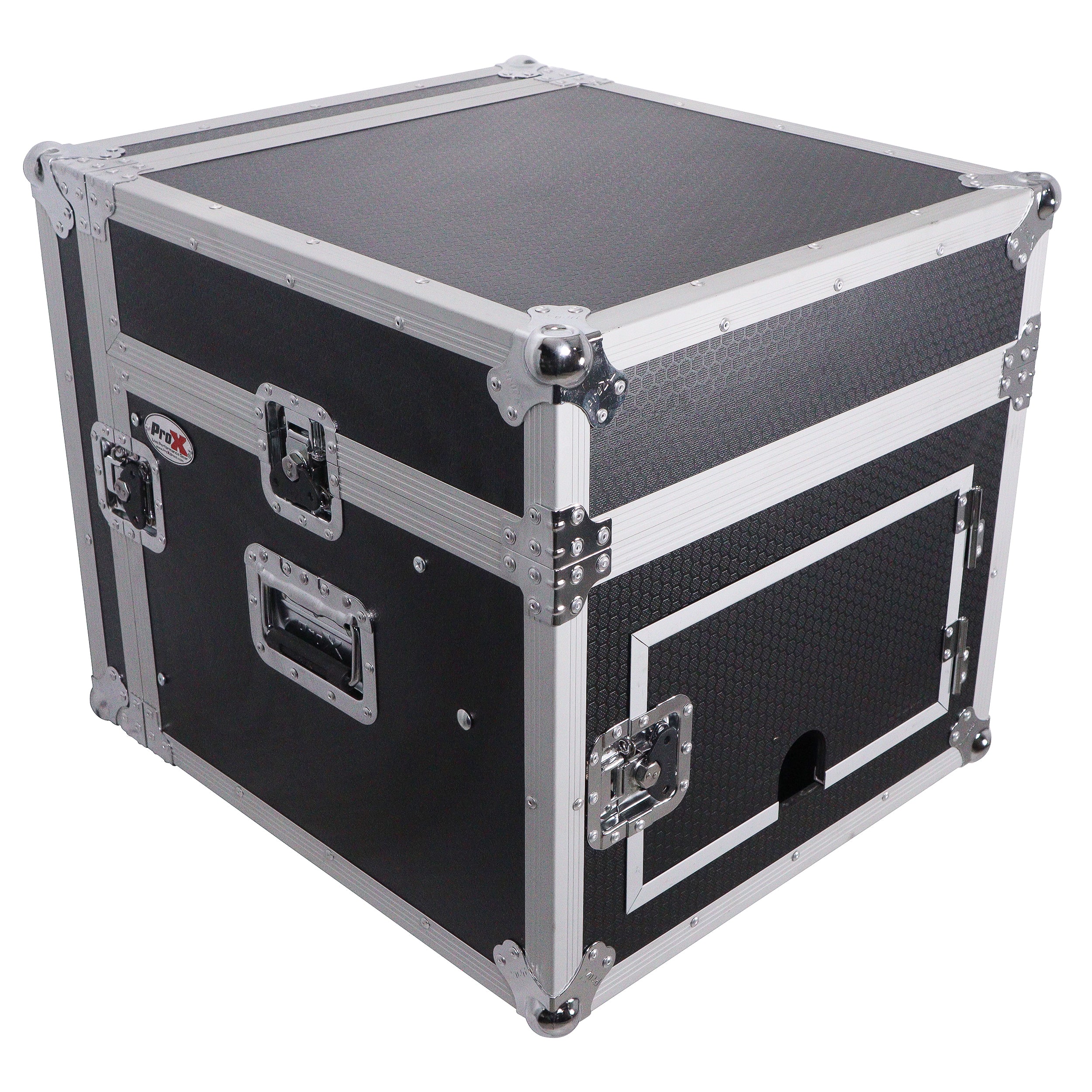 ProX T-6MRSS MK2 6U Vertical Rack and 10U Top Adjustable Angle Slant Mixer