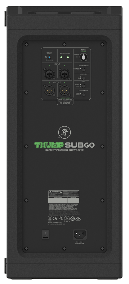 Mackie THUMPSUB-GO Battery-Powered Portable Subwoofer