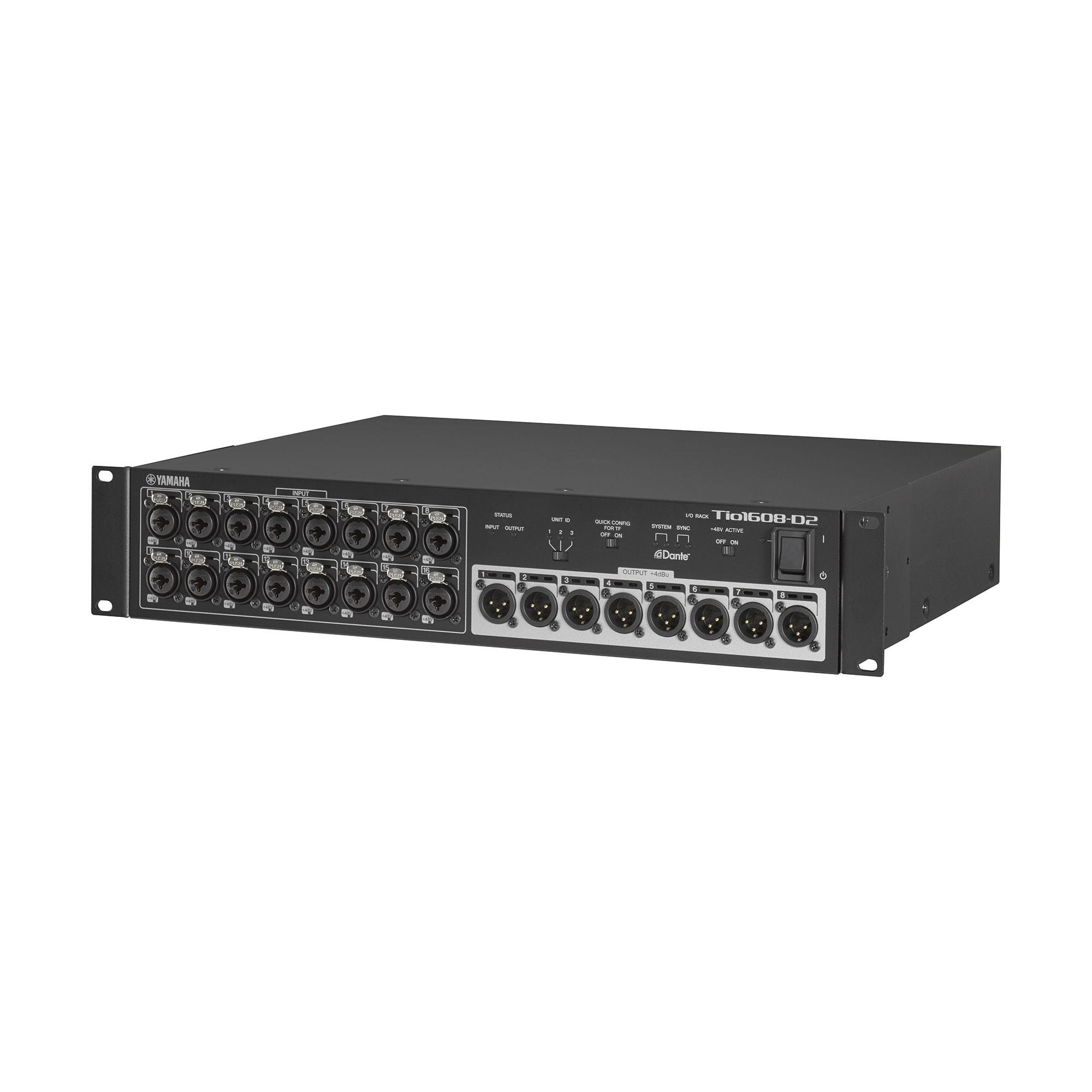 Yamaha TIO1608-D2 Dante-Equipped I/O Rack