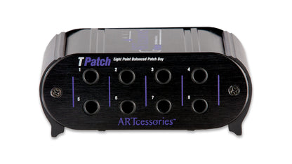 ART TPATCH 8-Channel Balanced 1/4 TRS Patch Bay
