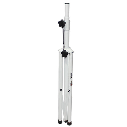ProX T-SS28P White Heavy-Duty All Metal Speaker Tripod Stand Set of 2
