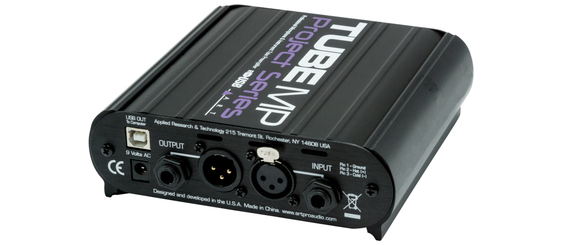 ART TUBEMPUSBU Tube MP Project Series Single-Channel USB-B Audio Interface and Tube Preamp