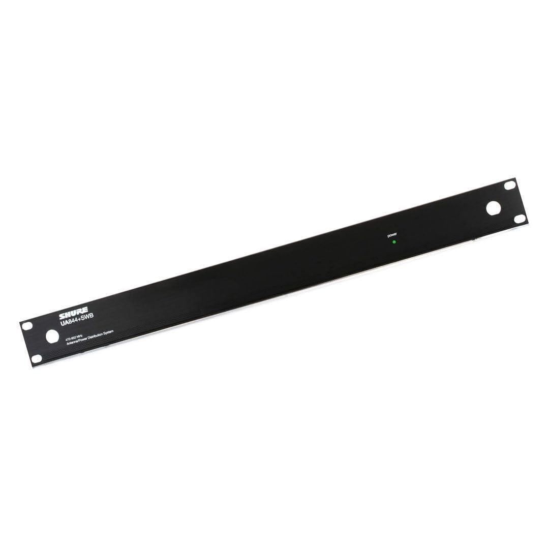 Shure UA844+SWB/LC Wideband Antenna Distribution System & No Antenna Cables (470 to 960 MHz)