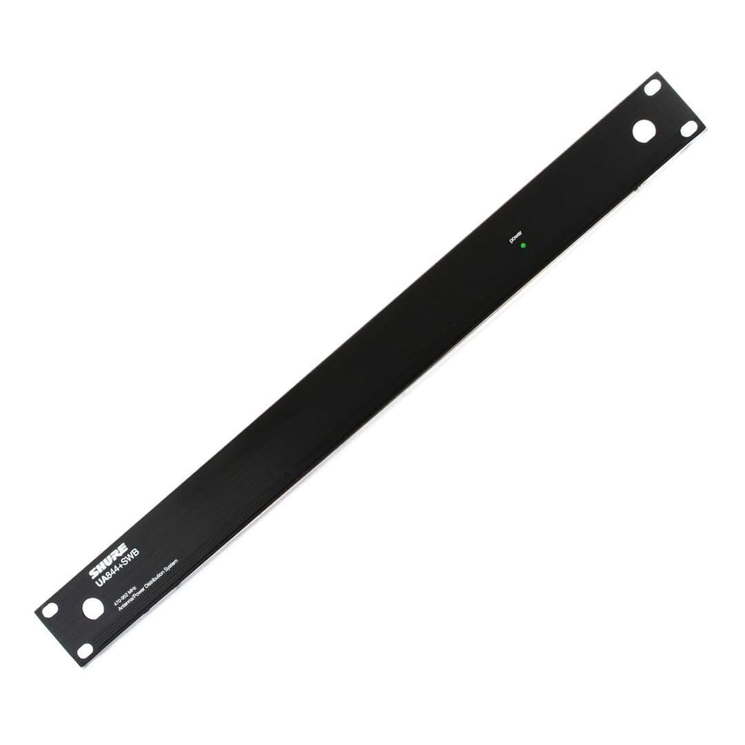 Shure UA844+SWB/LC Wideband Antenna Distribution System & No Antenna Cables (470 to 960 MHz)