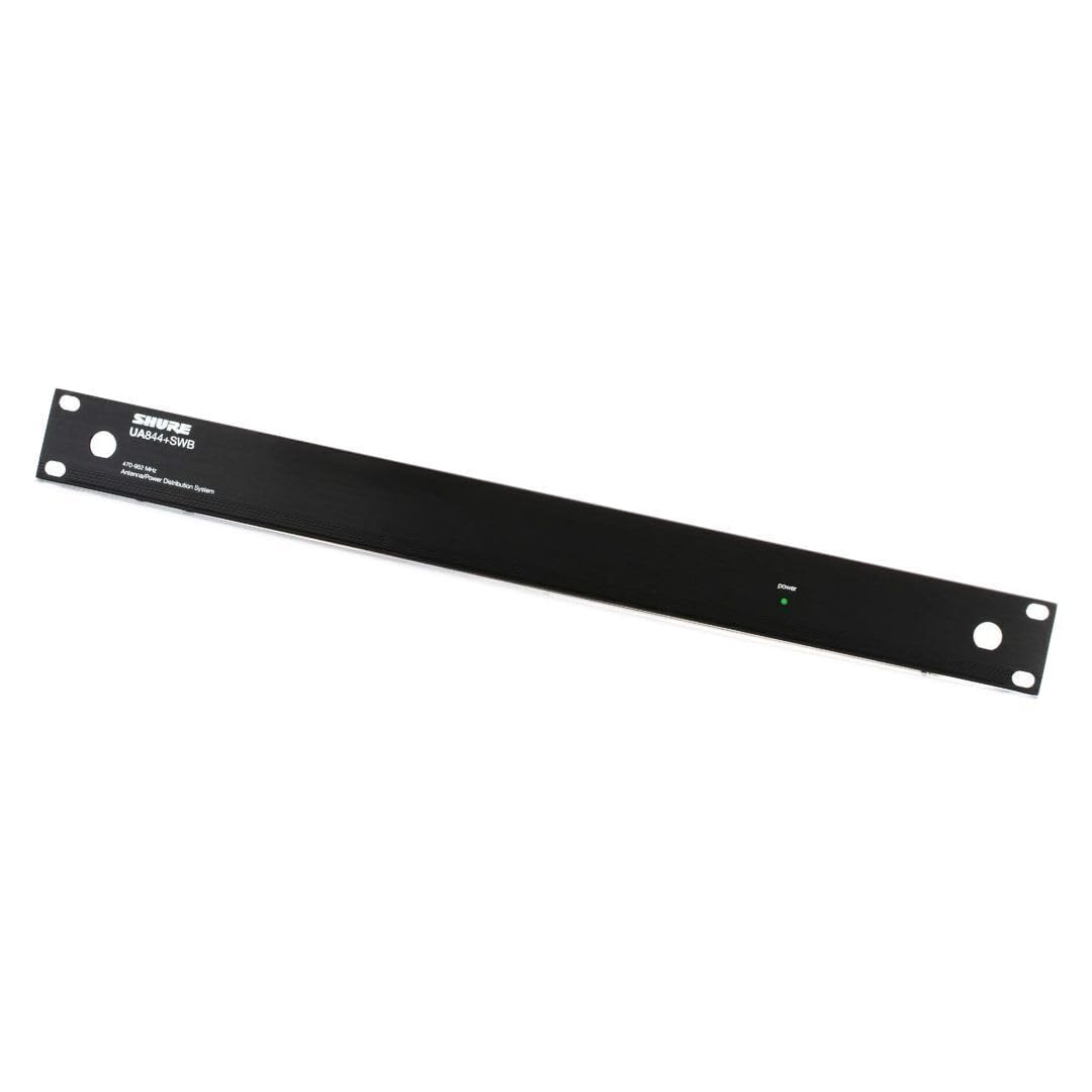 Shure UA844+SWB/LC Wideband Antenna Distribution System & No Antenna Cables (470 to 960 MHz)