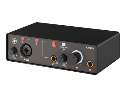 Yamaha UR12MK3 B 2 x 2 USB 2.0 Audio Interface with one mic preamp and 24-bit/192 kHz support
