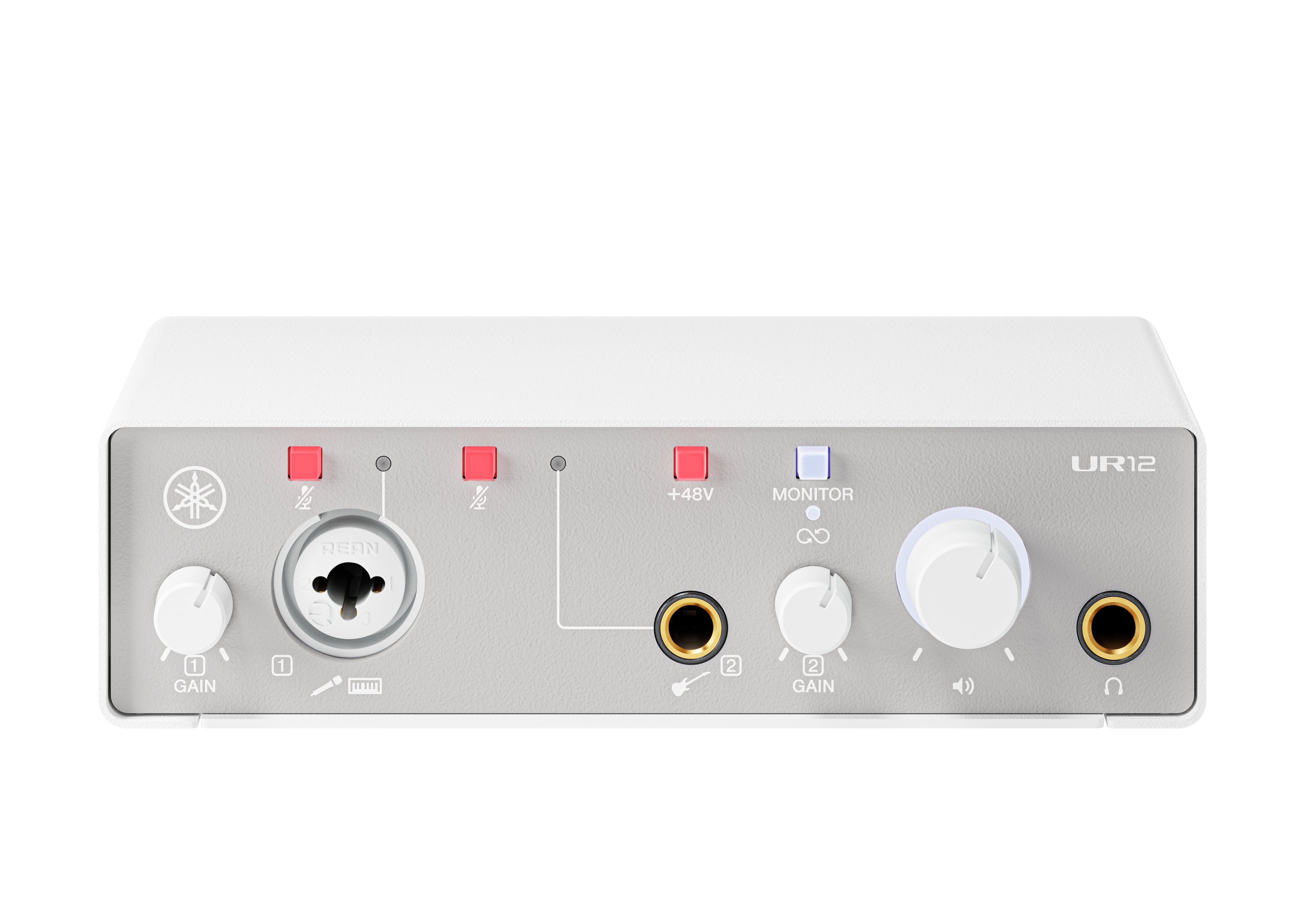 Yamaha UR12MK3 W 2 x 2 USB 2.0 Audio Interface with one mic preamp and 24-bit/192 kHz support