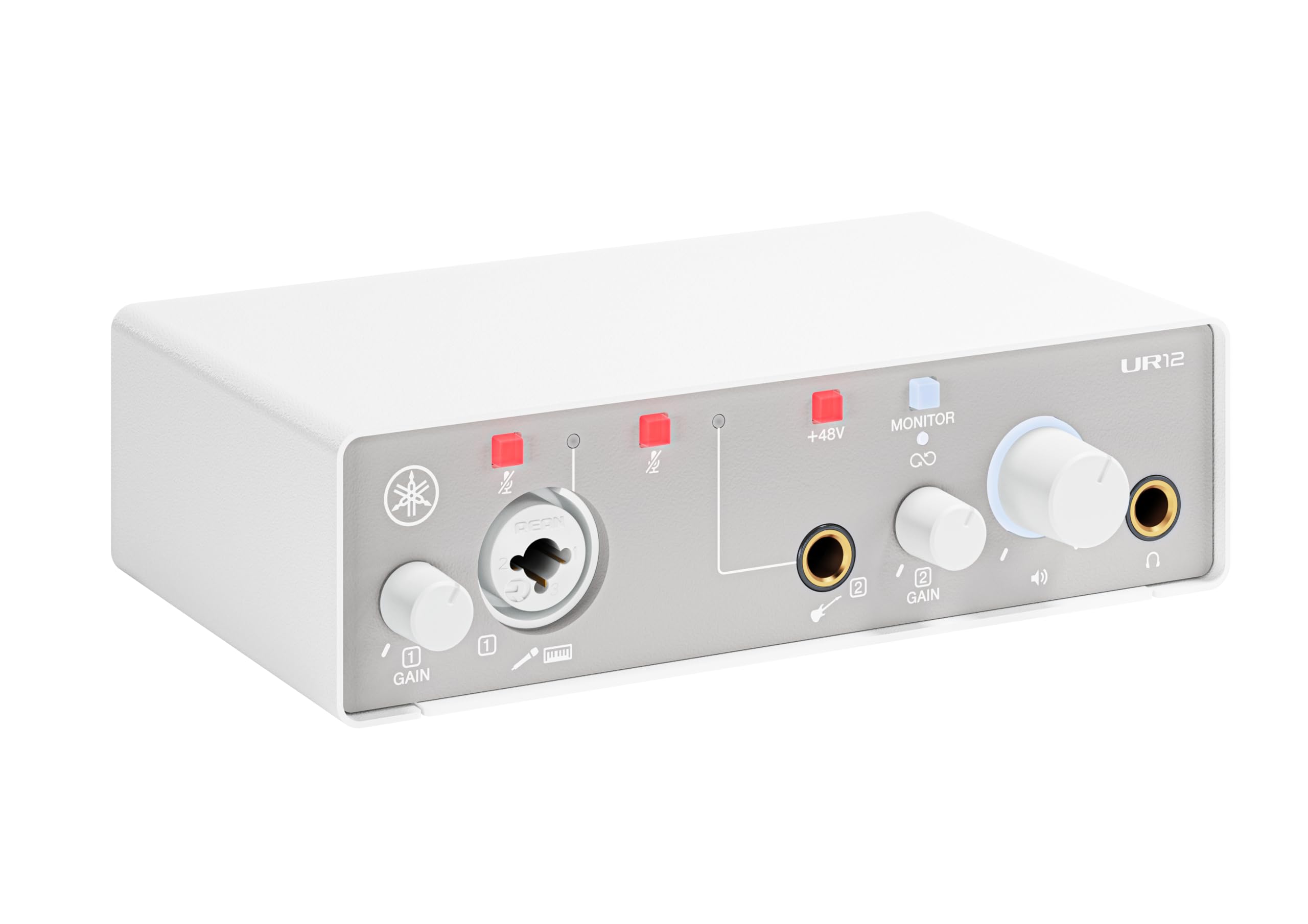 Yamaha UR12MK3 W 2 x 2 USB 2.0 Audio Interface with one mic preamp and 24-bit/192 kHz support