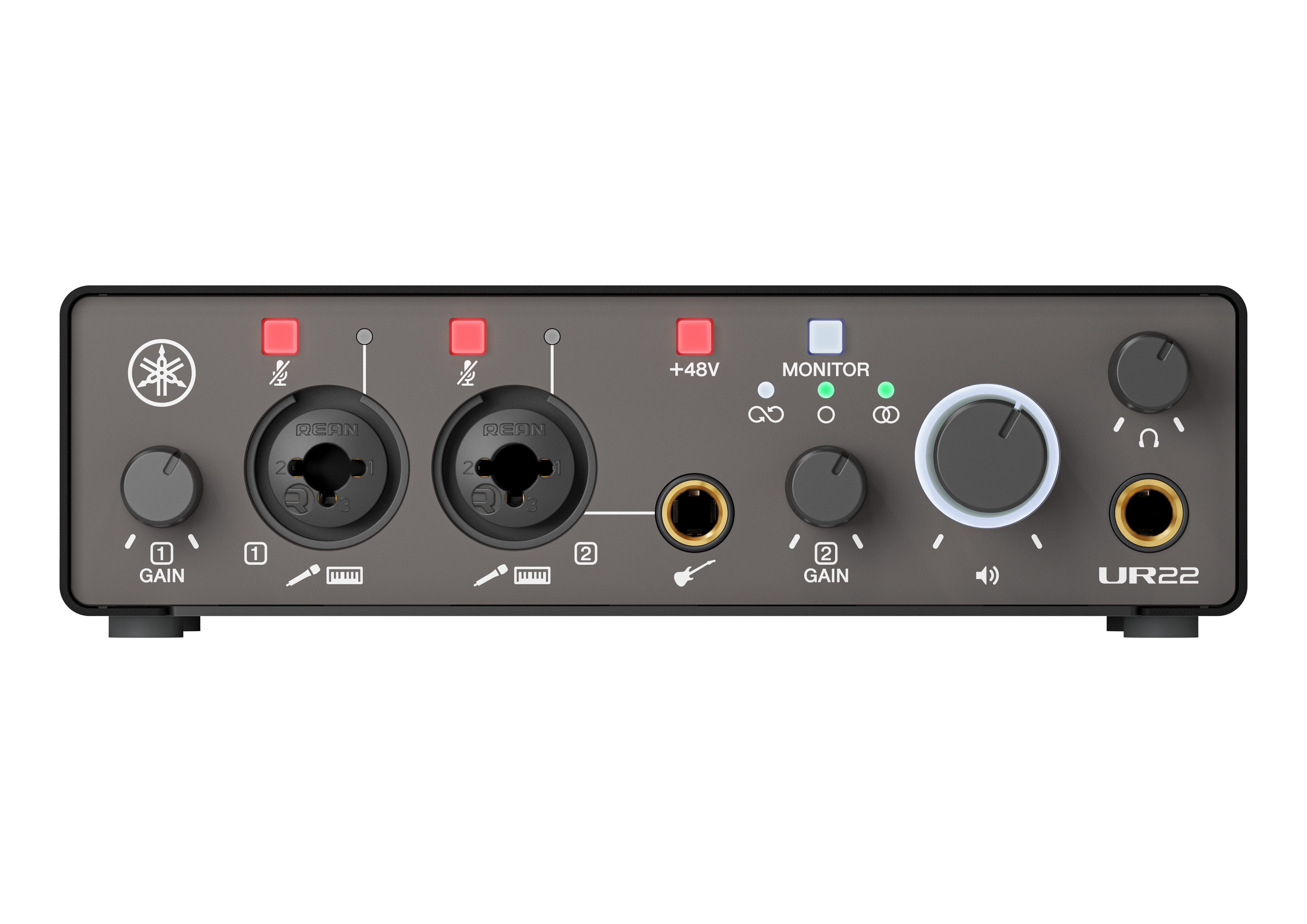 Yamaha UR22MK3 B 2 x 2 USB 2.0 Audio Interface with two mic preamps and 24-bit/192 kHz support