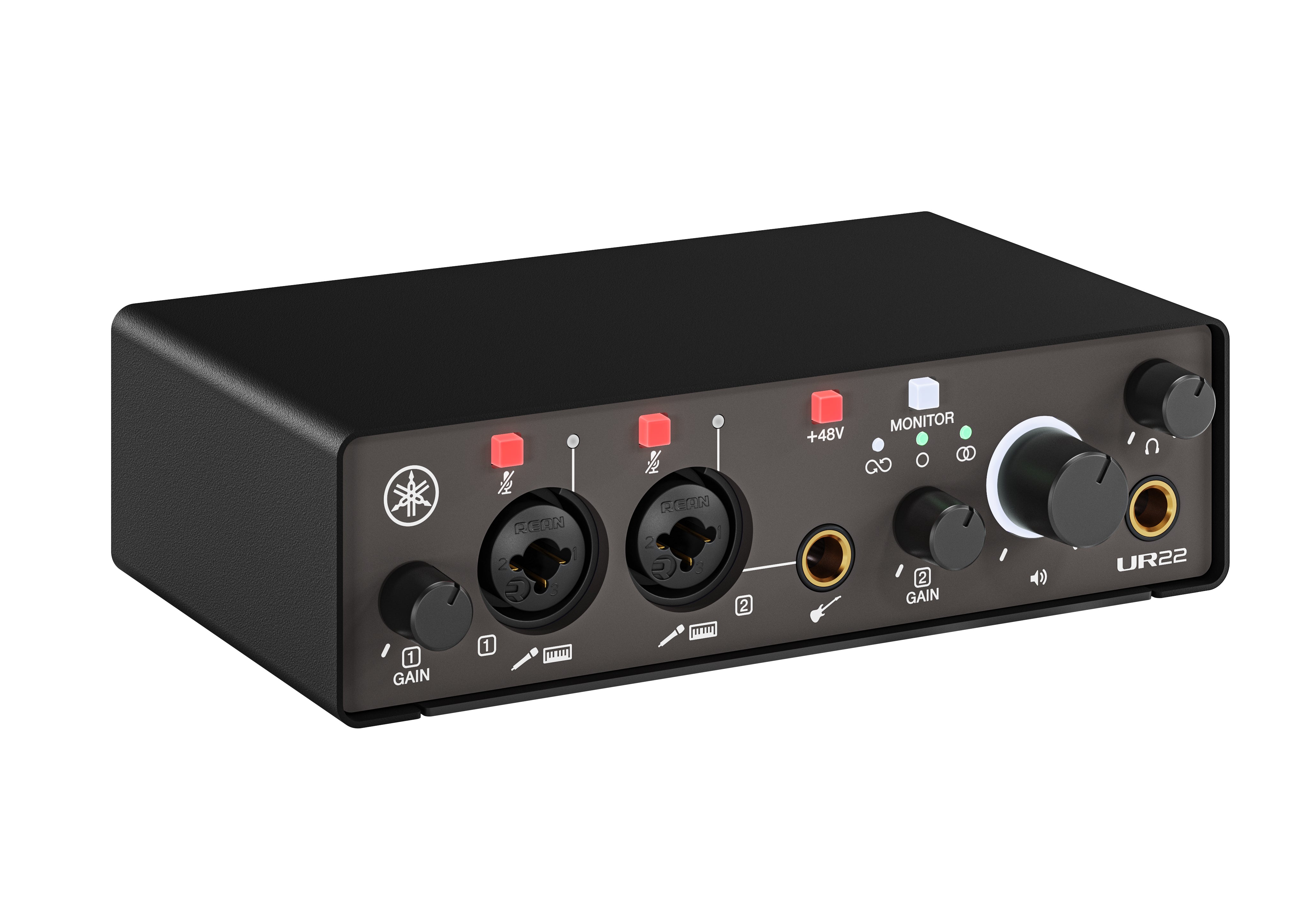 Yamaha UR22MK3 B 2 x 2 USB 2.0 Audio Interface with two mic preamps and 24-bit/192 kHz support