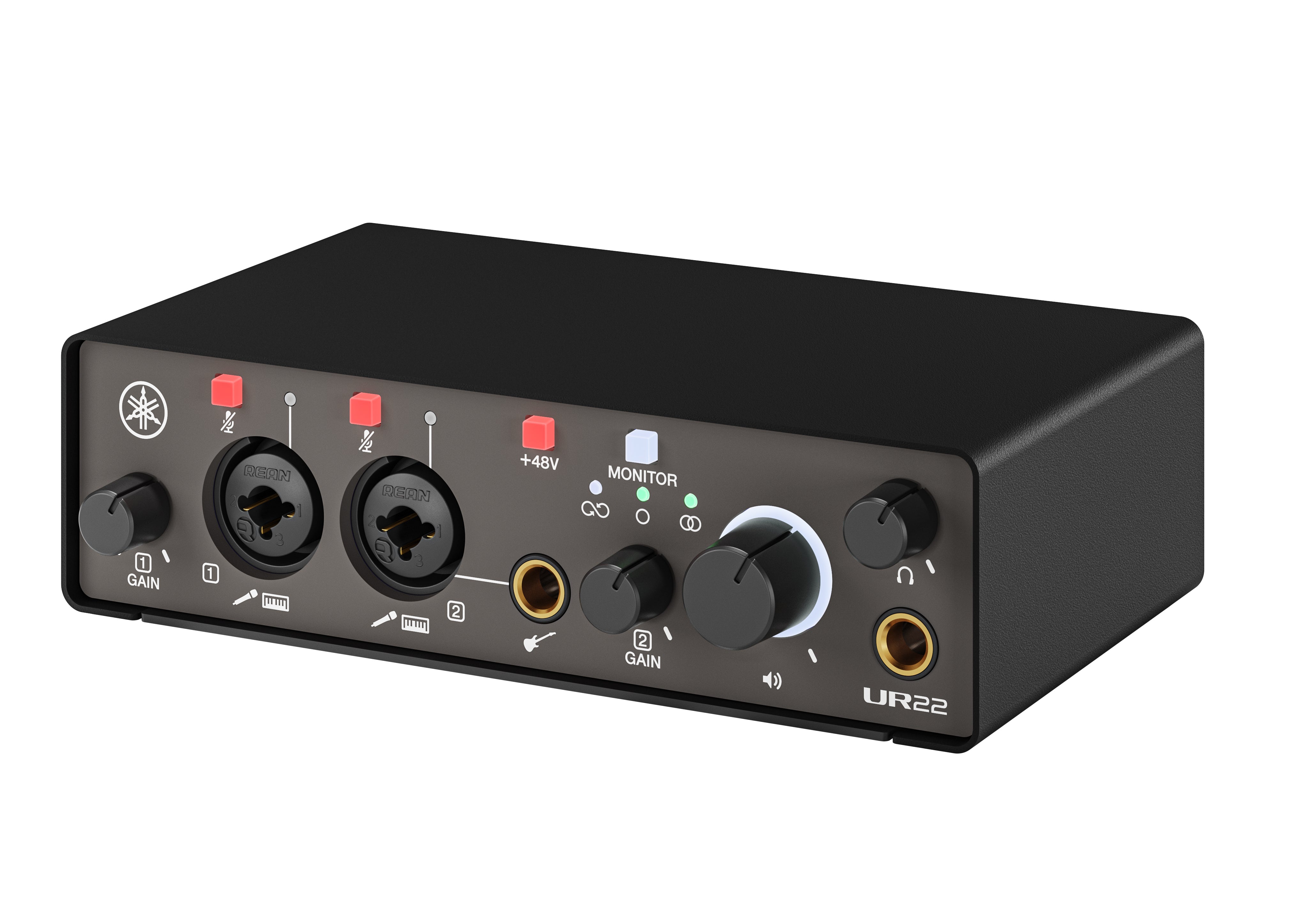 Yamaha UR22MK3 B 2 x 2 USB 2.0 Audio Interface with two mic preamps and 24-bit/192 kHz support
