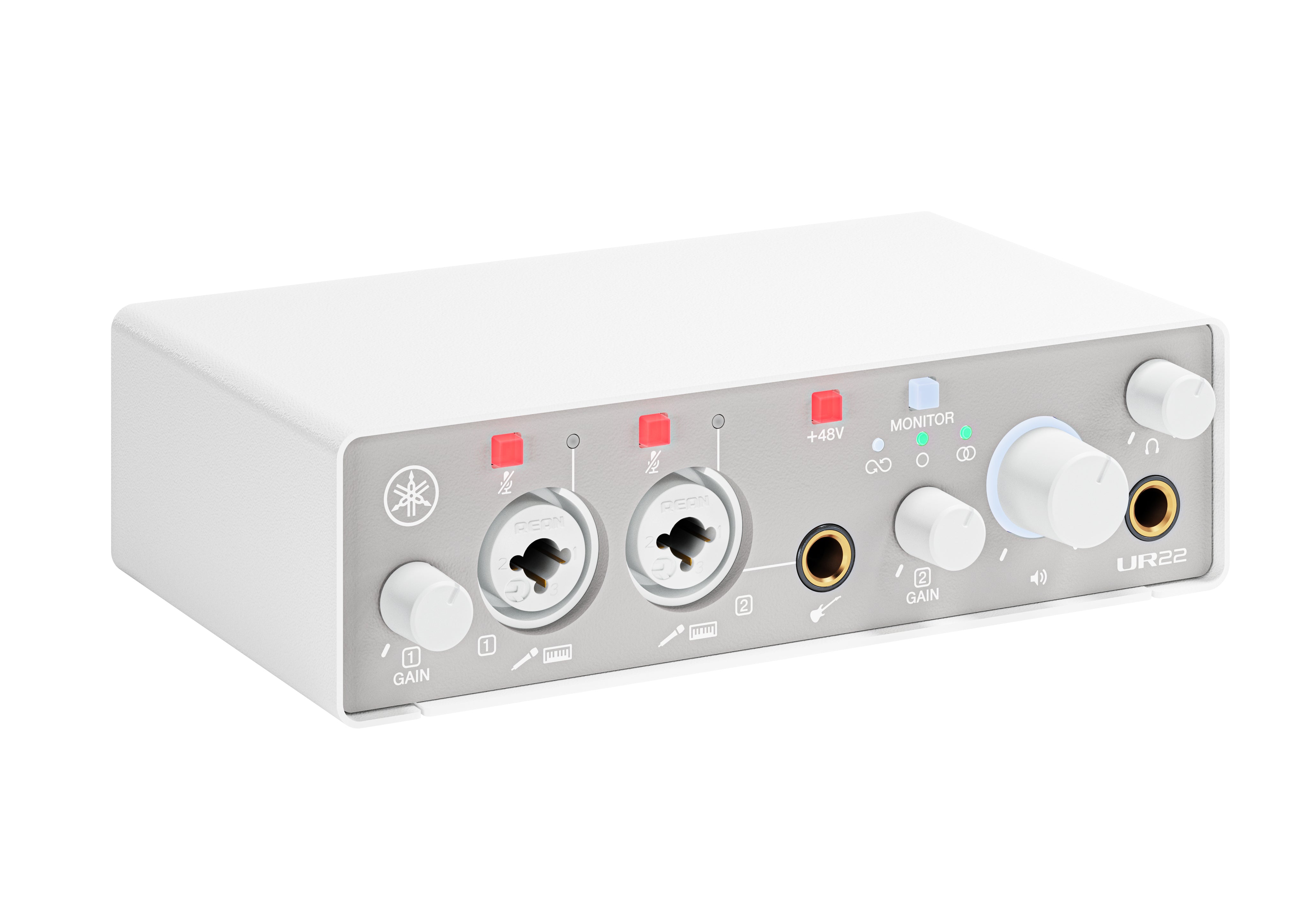 Yamaha UR22MK3 W 2 x 2 USB 2.0 Audio Interface with two mic preamps and 24-bit/192 kHz support