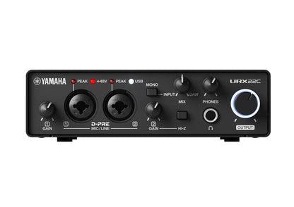 Yamaha URX22C 6-in/4-out USB-C Audio/MIDI Interface