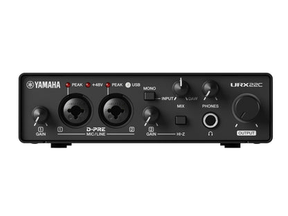 Yamaha URX22C 6-in/4-out USB-C Audio/MIDI Interface
