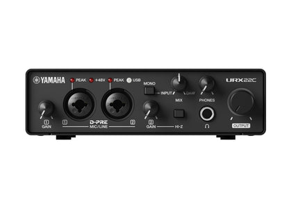 Yamaha URX22C 6-in/4-out USB-C Audio/MIDI Interface