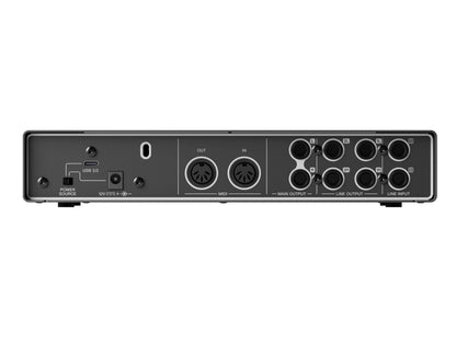 Yamaha URX44C 6-in/4-out USB-C Audio/MIDI Interface with 32-bit/192kHz support, 4 combo and 2 line inputs, DSP-powered mixing/effects for a seamless creative and streaming workflow
