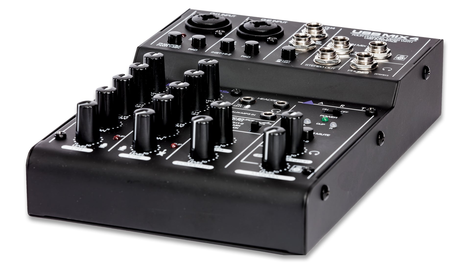 ART USBMIX4 Four Channel Mixer / USB Audio Interface