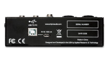ART USBMIX4 Four Channel Mixer / USB Audio Interface
