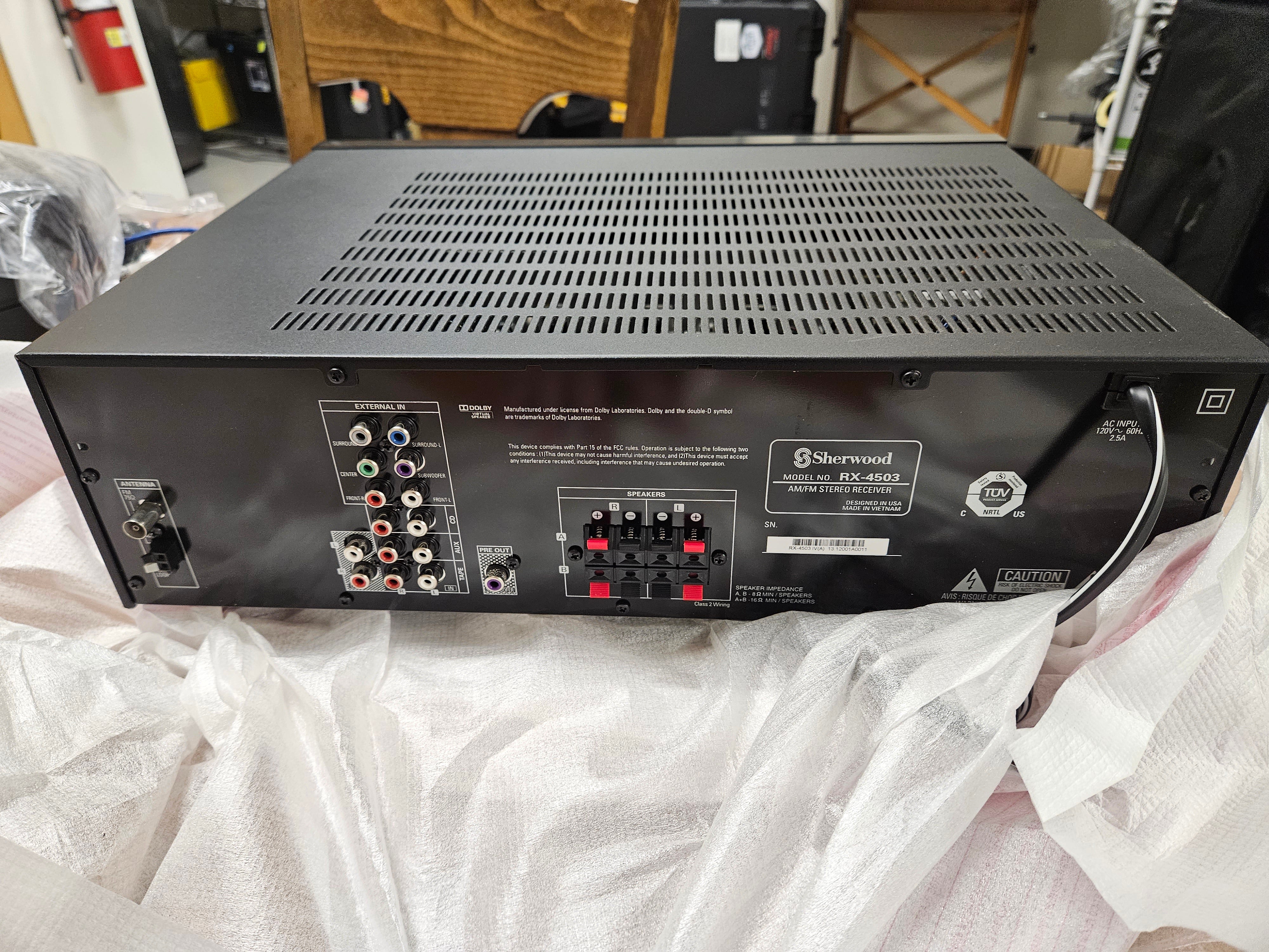 Sherwood RX-4503 AM/FM Stereo Receiver - Used