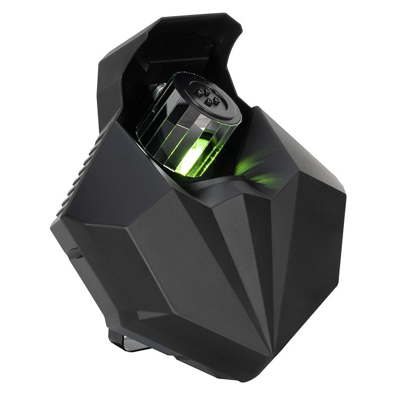 Eliminator Lighting Vortex LED Moonflower Effect with Barrel Mirrored Scanner