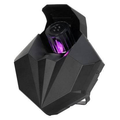 Eliminator Lighting Vortex LED Moonflower Effect with Barrel Mirrored Scanner
