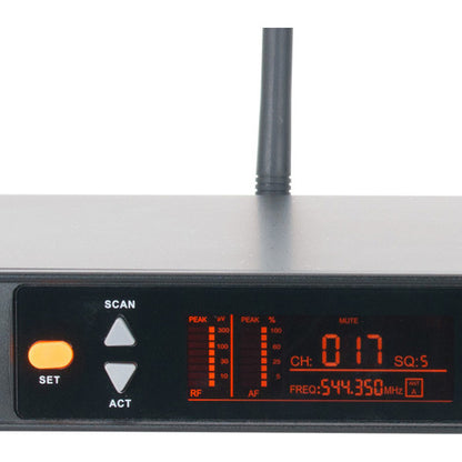 American Audio WM-219 Two-Channel UHF Wireless Handheld Microphone System