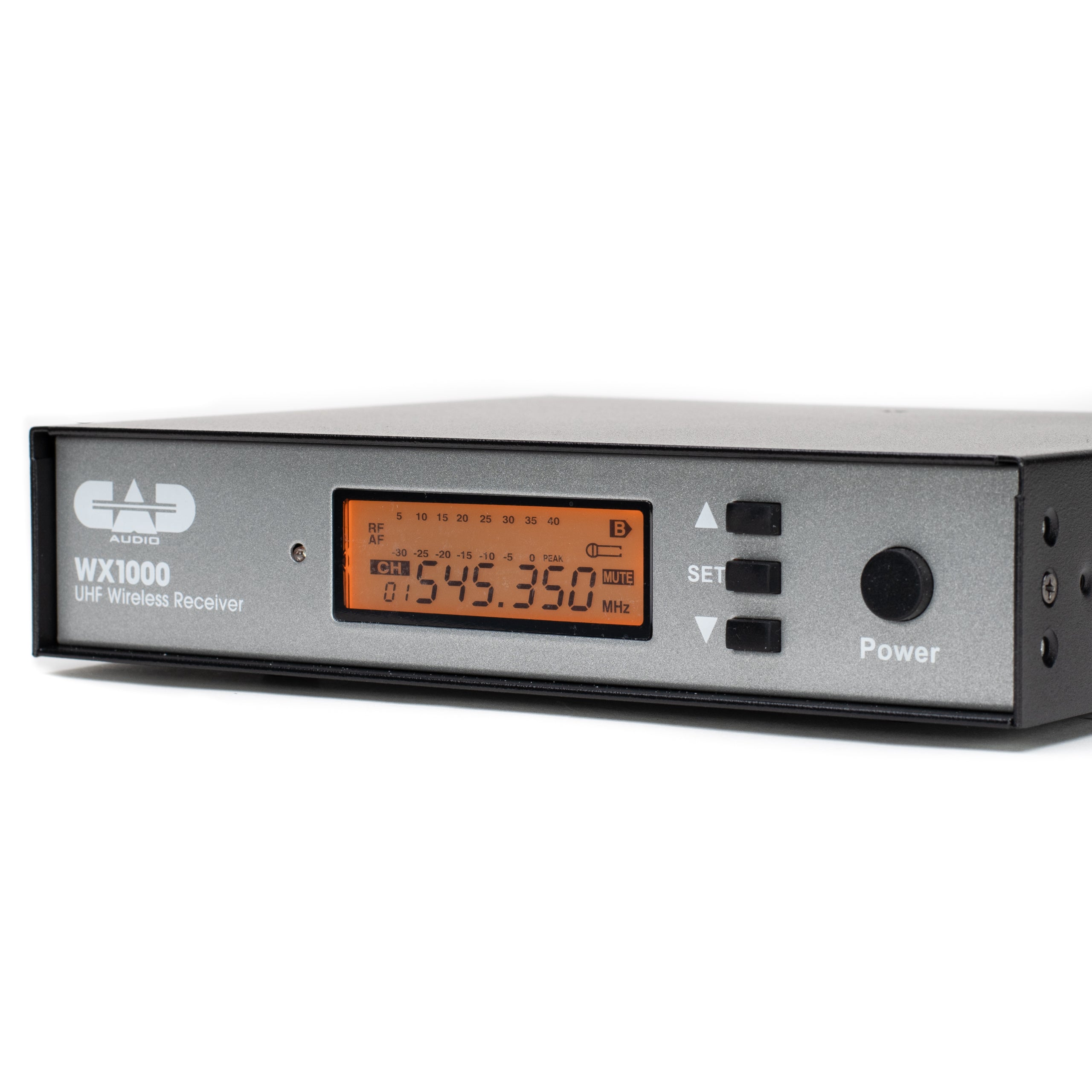CAD WX1000BP UHF Wireless BodyPack System - Frequency Agile - Includes WX5 Guitar Cable, WX7 Headworn and WX9 Lav