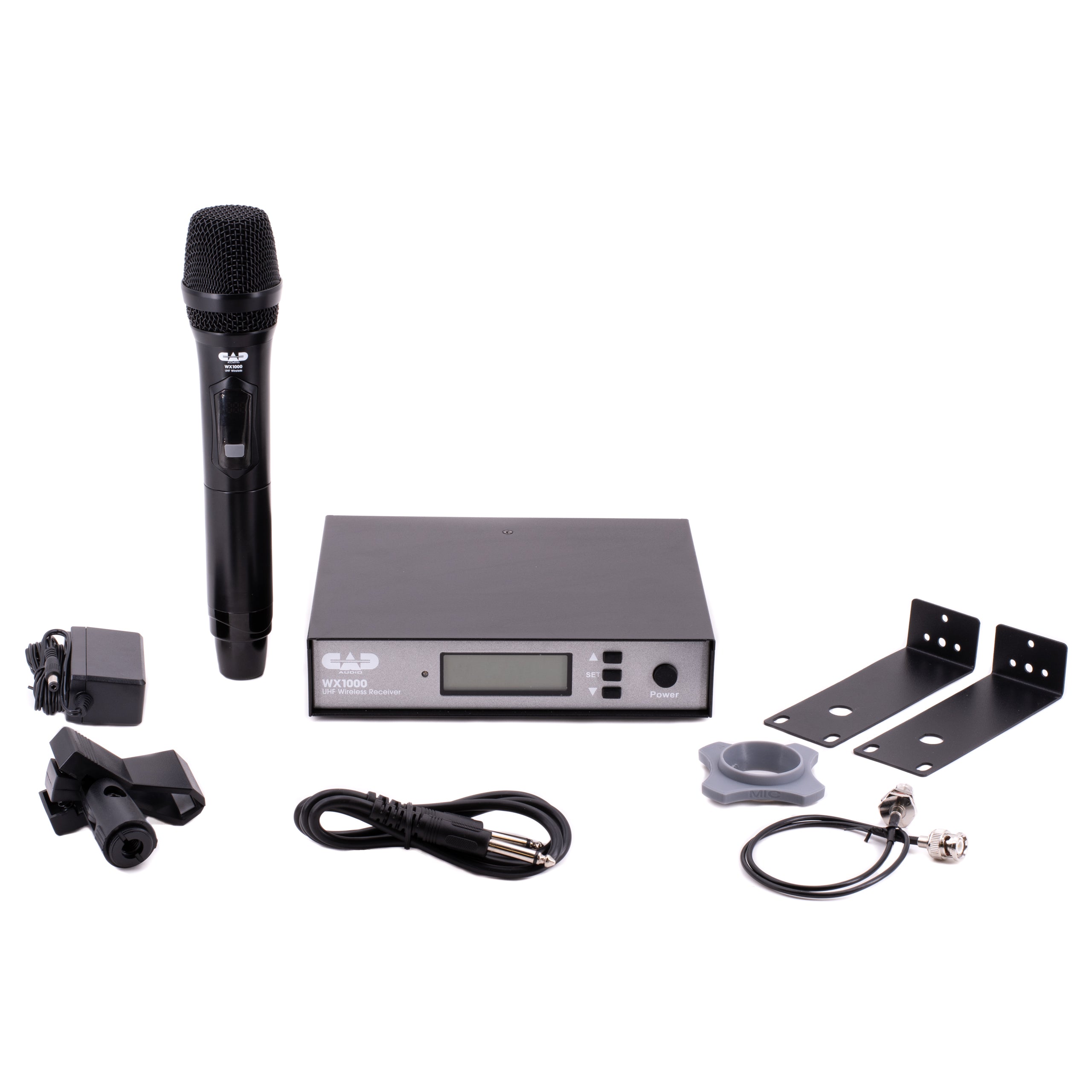 CAD WX1000HH UHF Wireless Handheld Microphone System - Frequency Agile - With CADLive D38 Capsule