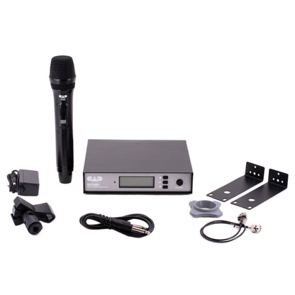 CAD WX1000HH UHF Wireless Handheld Microphone System - Frequency Agile - With CADLive D38 Capsule