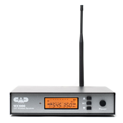 CAD WX1000HH UHF Wireless Handheld Microphone System - Frequency Agile - With CADLive D38 Capsule