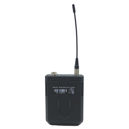 CAD WX1800BP UHF Wireless BodyPack System - Frequency Agile - Includes WX5 Guitar Cable, WX7 Headworn and WX9 Lav